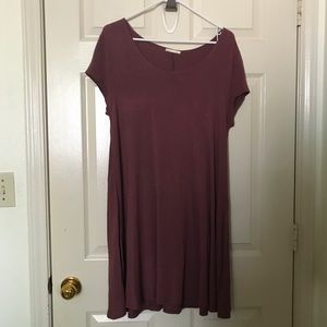 Dusty Rose T-Shirt Dress